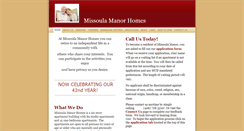 Desktop Screenshot of missoulamanor.com